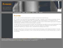Tablet Screenshot of ecosens.ch
